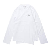 COMME-des-GARÇONS-SHIRT-cotton-jersey-plain-with-LACOSTE-badge-White-168x168