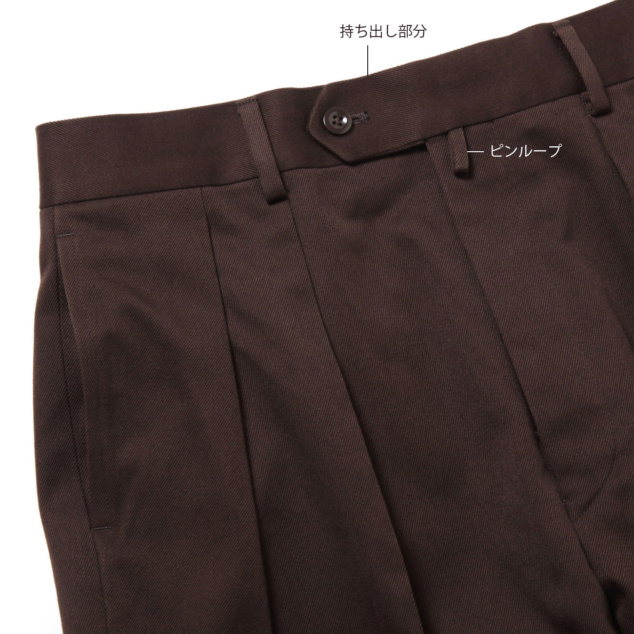 Sustainable Drill Twill Cotton Standard Type I - Brown　2タック