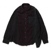 Rebuild-by-Needles-Flannel-Shirt-7-Cuts-Shirt-Wide-Over-Dye-Black-Fサイズ_1-168x168