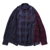 Rebuild-by-Needles-Flannel-Shirt-7-Cuts-Shirt-Wide-Over-Dye-Purple-Fサイズ_1-168x168
