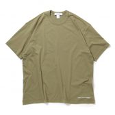 COMME-des-GARCONS-SHIRT-cotton-jersey-plain-with-printed-CDG-SHIRT-logo-at-front-Khaki-168x168