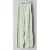 AURALEE-WRINKLED-WASHED-FINX-TWILL-PANTS-レディース-Light-Green-168x168