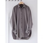 COMOLI-ヨリ杢-ワークシャツ-Gray-168x168
