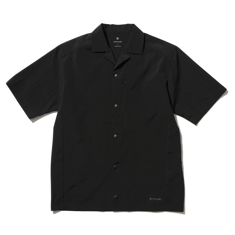 snow peak-Breathable Quick Dry Shirt - Black