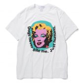 COMME-des-GARCONS-SHIRT-cotton-jersey-plain-with-print-I-Andy-Warhol-Marilyn-Monroe-White-168x168