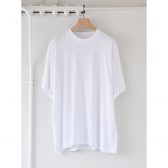 COMOLI-コットンジャージ-半袖Tシャツ-White-168x168