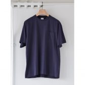 COMOLI-サープラス-Tシャツ-Navy-168x168