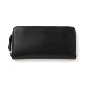 LEATHER-SILVER-MOTO-FW1D-HAND-DYED-ZIP-LONG-WALLET-手染めジップロングウォレット-Black-168x168