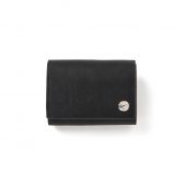 LEATHER-SILVER-MOTO-W10R-COMPACT-WALLET-コンパクトウォレット-Black-168x168