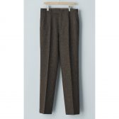 AURALEE-LAMA-SHETLAND-WOOL-TWEED-SLACKS-メンズ-Brown-Tweed-168x168