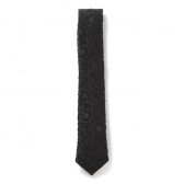 ENGINEERED-GARMENTS-Neck-Tie-Crest-Flocked-Jacquard-Black-168x168