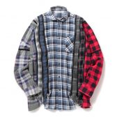 Rebuild-by-Needles-Flannel-Shirt-7-Cuts-Zipped-Shirt-Wide-Fサイズ_2-168x168