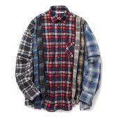 Rebuild-by-Needles-Flannel-Shirt-7-Cuts-Zipped-Shirt-Wide-Fサイズ_3-168x168