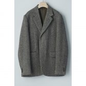 AURALEE-LAMA-SHETLAND-WOOL-TWEED-OVER-JACKET-レディース-Khaki-Tweed-168x168