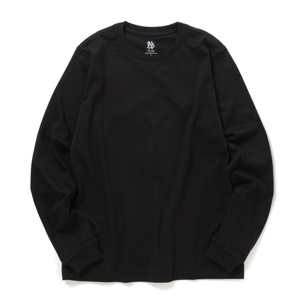 BATONER-ORGANIC-COTTON-TUBE-CREW-NECK-レディース-Black-1024x1024