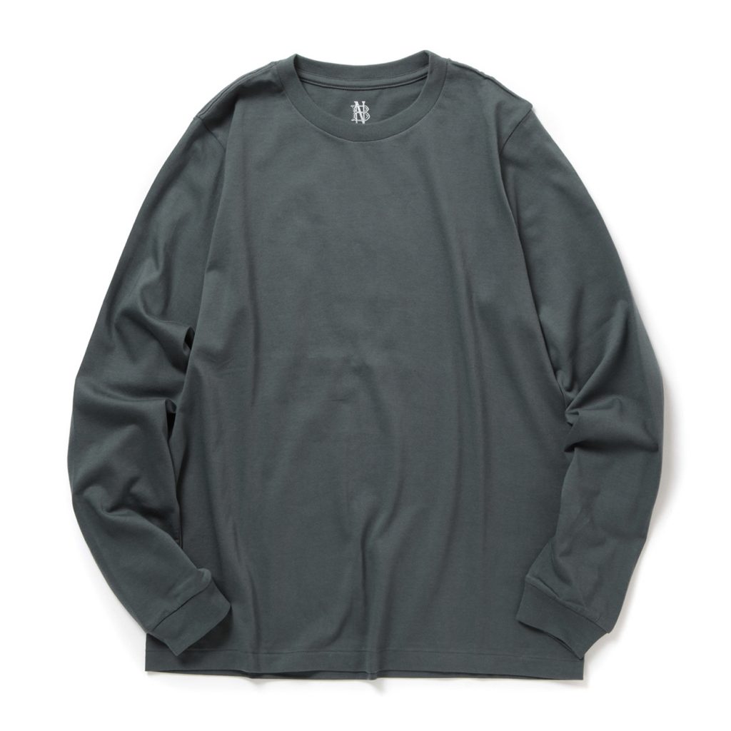 BATONER-ORGANIC-COTTON-TUBE-CREW-NECK-レディース-Gray-Blue-1024x1024