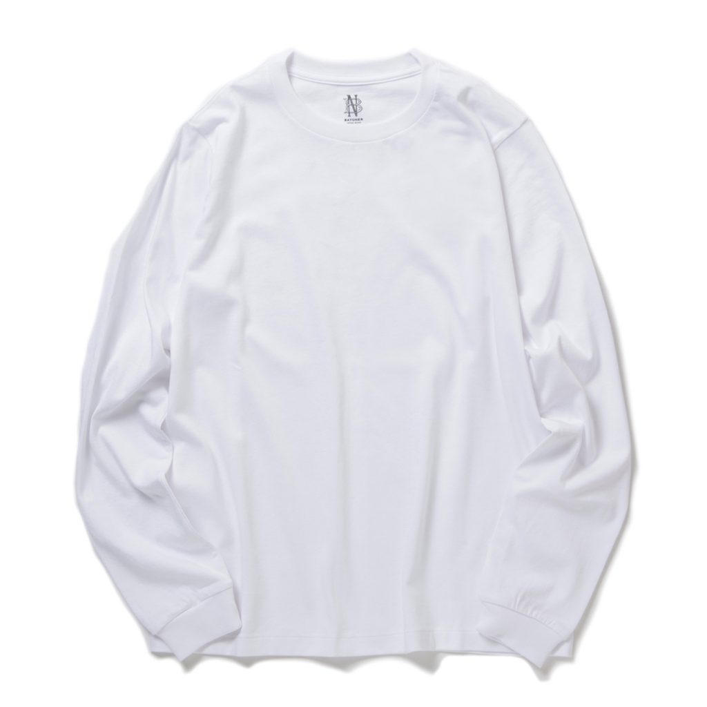 BATONER-ORGANIC-COTTON-TUBE-CREW-NECK-レディース-White-1024x1024