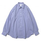 COMME-des-GARCONS-SHIRT-FOREVER-Wide-Classic-yarn-dyed-cotton-small-check-White-Navy-168x168