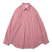 COMME-des-GARCONS-SHIRT-FOREVER-Wide-Classic-yarn-dyed-cotton-small-check-White-Red-168x168