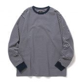 Needles-LS-Crew-Neck-Tee-Cotton-Stripe-Jersey-White-Navy-168x168