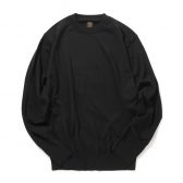 BATONER-BABY-WOOL-CREW-NECK-メンズ-Black-168x168