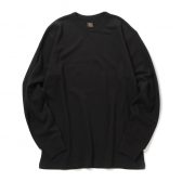 BATONER-COTTON-WOOL-HIGH-GAUGE-HONEYCOMB-CREW-NECK-メンズ-Black-168x168