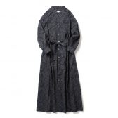 ENGINEERED-GARMENTS-Banded-Collar-Dress-Cotton-Deco-Jacquard-レディース-Navy-Grey-168x168