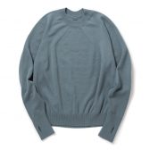 BATONER-AGING-WOOL-SIGNATURE-CREW-NECK-メンズ-Gray-Blue-168x168