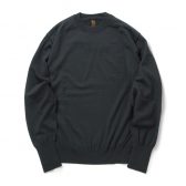 BATONER-BABY-WOOL-CREW-NECK-メンズ-Charcoal-Navy-168x168