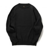 BATONER-SOLID-WOOL-W-FACE-CREW-NECK-メンズ-Black-168x168