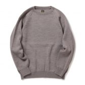 BATONER-SOLID-WOOL-W-FACE-CREW-NECK-メンズ-Greige-168x168