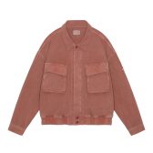 C.E-CAV-EMPT-OVERDYE-COMMUNITY-BUTTON-JACKET-Brown-168x168