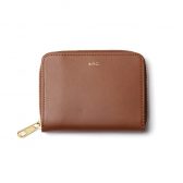 A.P.C.-Emmanuelle-コンパクトウォレット-zip-gold-Hazelnuts-168x168