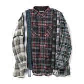 Needles-Rebuild-by-Needles-Flannel-Shirt-7-Cuts-Zipped-Shirt-Wide-Fサイズ_1-168x168