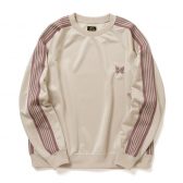 Needles-Track-Crew-Neck-Shirt-Poly-Smooth-Ivory-168x168