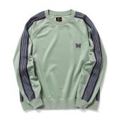 Needles-Track-Crew-Neck-Shirt-Poly-Smooth-Sax-168x168