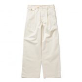 AURALEE-WASHED-FINX-CHINO-ONE-TUCK-PANTS-メンズ-Ivory-White-168x168