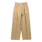 AURALEE-WASHED-FINX-CHINO-ONE-TUCK-PANTS-レディース-Camel-Brown-168x168