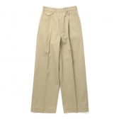 AURALEE-WASHED-FINX-CHINO-ONE-TUCK-PANTS-レディース-Light-Khaki-168x168