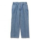 BATONER-CARIBBEAN-SEAISLAND-COTTON-SELVEDGE-DENIM-ONE-TUCK-TROUSESRS-メンズ-Washed-Blue-168x168