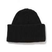 BATONER-GIZA-COTTON-SHORT-KNIT-CAP-メンズ-Black-168x168