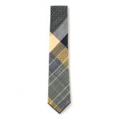 ENGINEERED-GARMENTS-Neck-Tie-Madras-Dobby-Jacquard-Navy-Yellow-Green-168x168