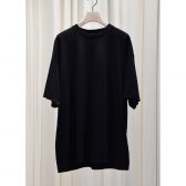 COMOLI-コットンジャージ-半袖Tシャツ-Black-168x168