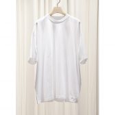 COMOLI-コットンジャージ-半袖Tシャツ-White-168x168