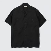 YOKE-GARMENTDYED-COTTON-SILK-TWILL-OPEN-COLLAR-SHIRT-Black-168x168