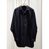 COMOLI-シルク製品染-シャツ-Black-168x168