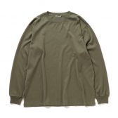 AURALEE-Men-LUSTER-PLAITING-LS-TEE-メンズ-Khaki-168x168