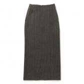 AURALEE-Women-ALPACA-WOOL-SILK-TWEED-PENCIL-SKIRT-レディース-Gray-Brown-Hairline-168x168