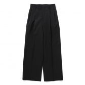 AURALEE-Women-LIGHT-WOOL-MAX-GABARDINE-TWO-TUCK-SLACKS-レディース-Top-Black-168x168