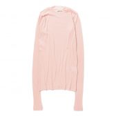 AURALEE-Women-SUPER-HIGH-GAUGE-SHEER-RIB-LS-TEE-レディース-Light-Pink-168x168
